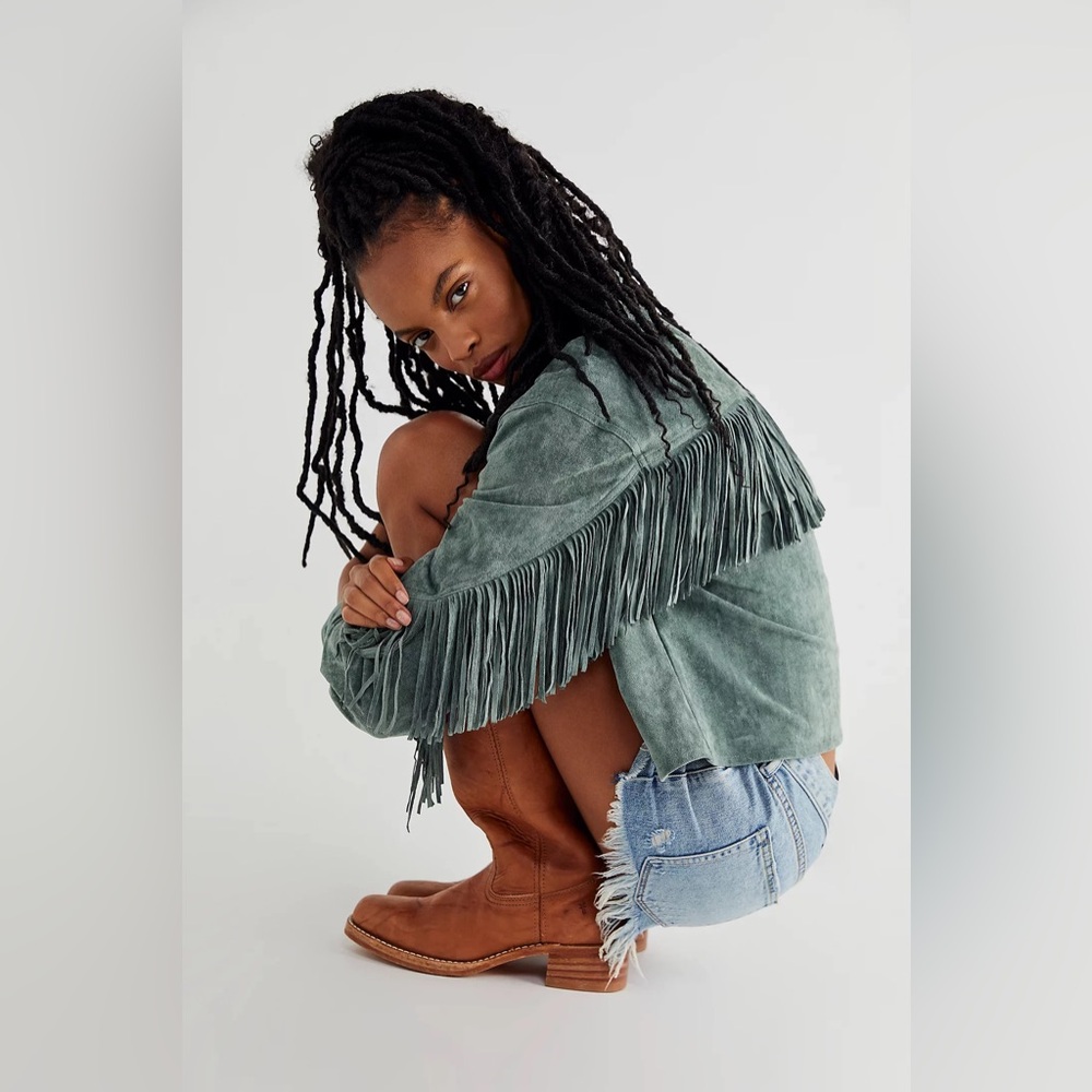 NWT! Free People x Blank NYC Twist & Shout Vegan Jacket Sz XS - Picture 1 of 3